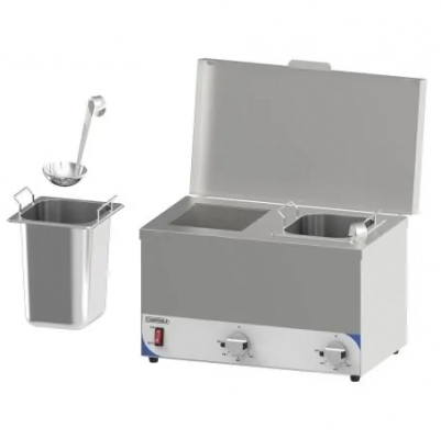 BAIN-MARIE A SAUCE COMPACT 2 CUVES